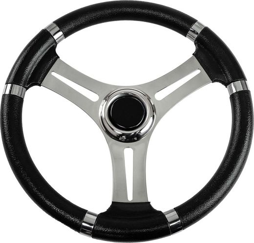 Рулевое колесо Osculati, диаметр 350 мм, цвет черный, уцененное