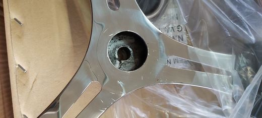 Рулевое колесо Osculati, диаметр 350 мм, цвет черный, уцененное