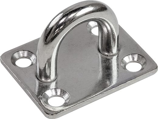 Серьга с прямоугольным основанием 8мм, Marine Rocket