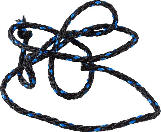 Шнур леерный плетеный 10мм, черно-синий