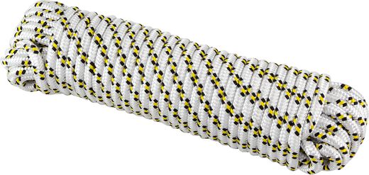 Шнур полипропиленовый плетеный d 10 мм, L 20 м