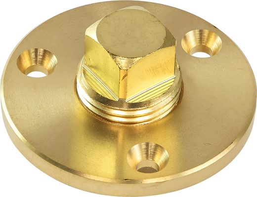 Шпигат латунный с резьбовой пробкой 18 мм, Marine Rocket