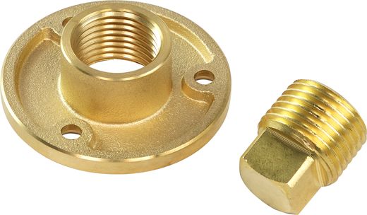 Шпигат латунный с резьбовой пробкой 18 мм, Marine Rocket