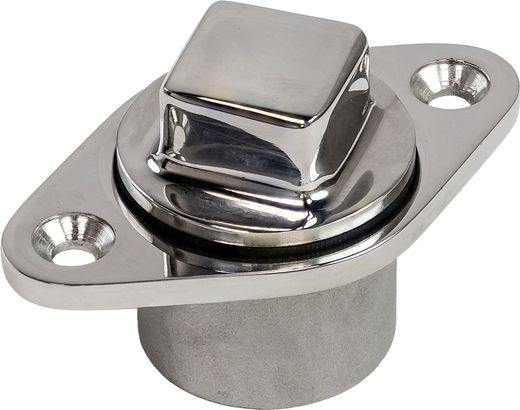 Шпигат нерж. 31мм с резьбовой пробкой, Marine Rocket