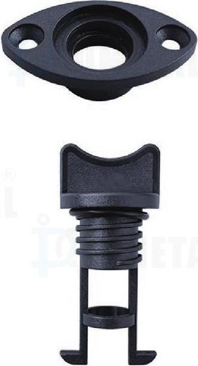 Шпигат пластиковый с резьбовой пробкой 19 мм, Marine Rocket