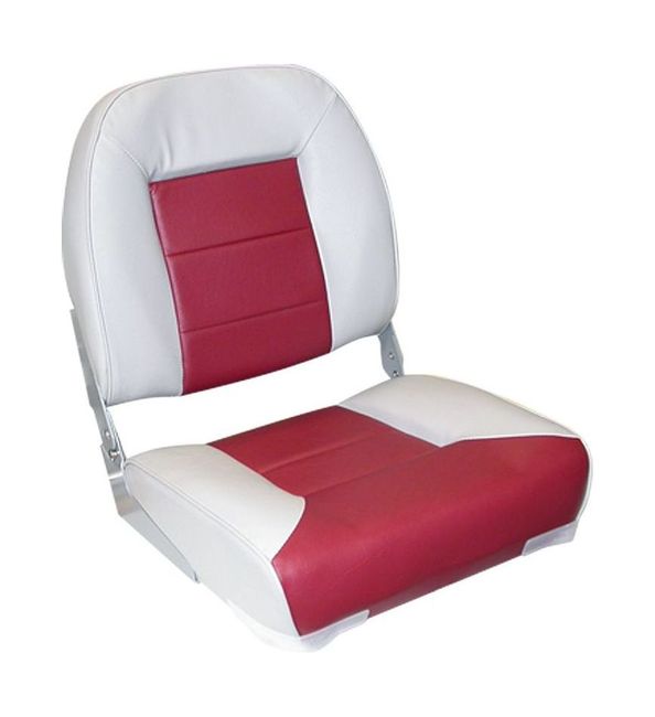 Кресло «Premium low back», серое с красным