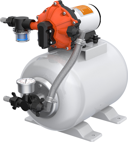 Система автоматического насоса с расширительным баком, SeaFlo