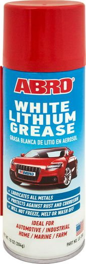 Смазка-спрей литиевая белая, ABRO