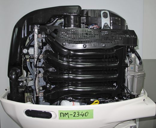 Спарка лодочных моторов DF200ATX+DF200AZX, белые, б/у