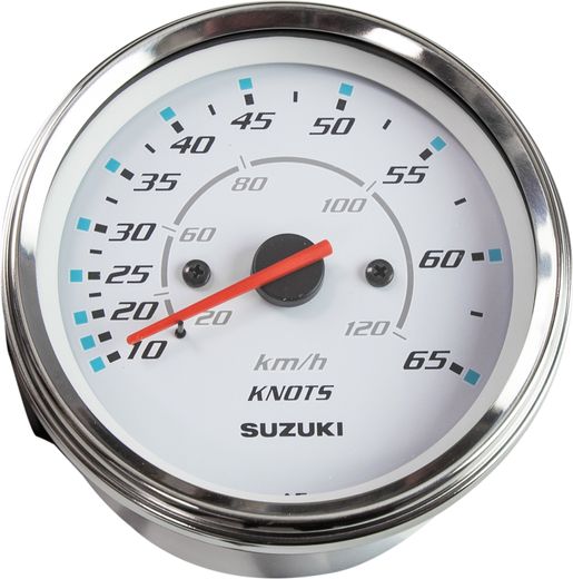 Спидометр Suzuki 4", 120 км/ч, 65 узлов, белый
