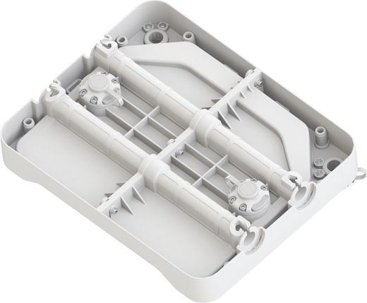 Стол модульный с черными креплениями (2 шт), Borika