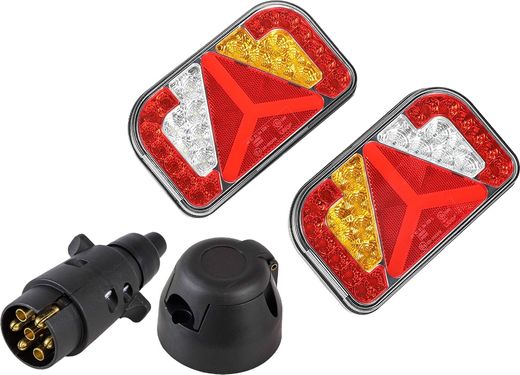 Стоп-сигнал для прицепа c вилкой и розеткой (комплект 86108E2)