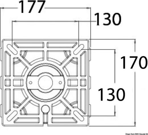Стойка для сидений Waverider амортизирующая регулируемая 340-450 мм