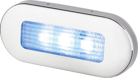Светильник каютный светодиодный теплый голубой свет, 6 диодов 12 В, SeaFlo