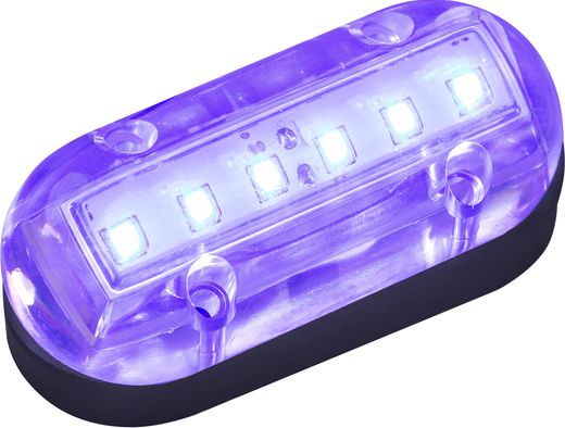 Светильник светодиодный подводный, синий свет, Marine Rocket