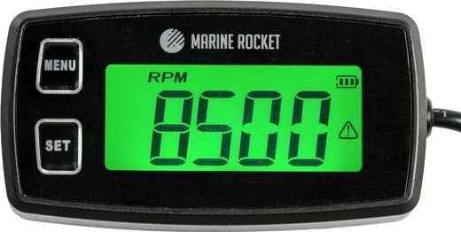 Тахометр универсальный со счетчиком моточасов с подсветкой и сменной батарейкой