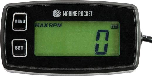 Тахометр универсальный со счетчиком моточасов с подсветкой и сменной батарейкой