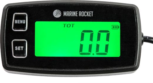 Тахометр универсальный со счетчиком моточасов с подсветкой и сменной батарейкой