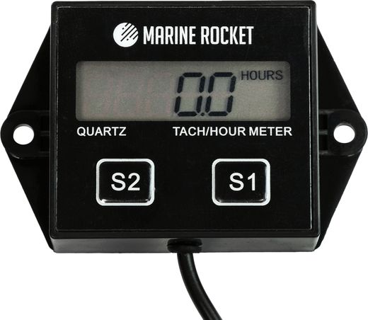 Тахометр универсальный со счетчиком моточасов, сменная батарейка