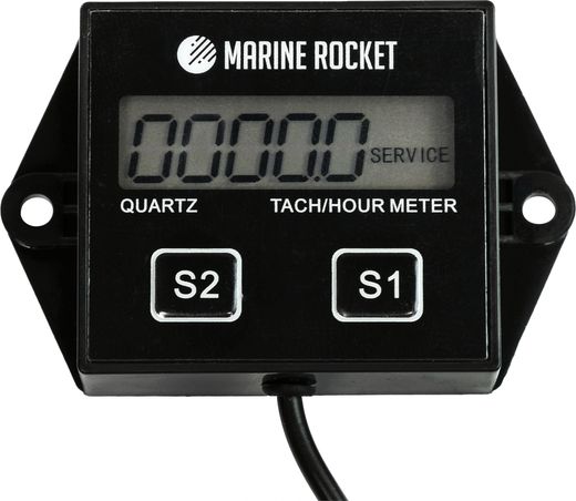 Тахометр универсальный со счетчиком моточасов, сменная батарейка