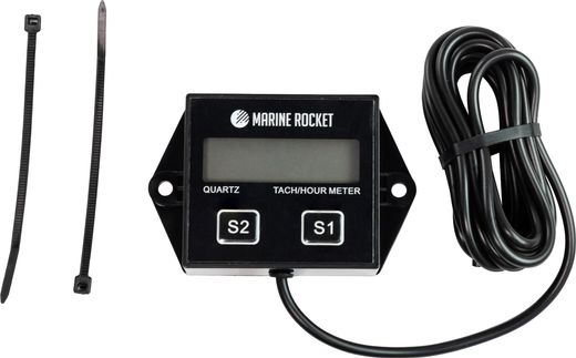 Тахометр универсальный со счетчиком моточасов, сменная батарейка