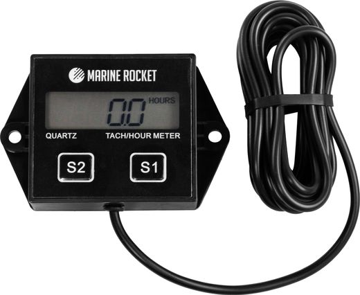 Тахометр универсальный со счетчиком моточасов, сменная батарейка