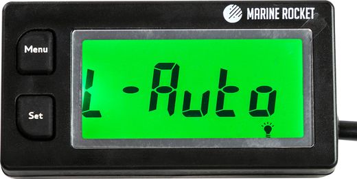 Тахометр универсальный со счетчиком моточасов, вольтметром с подсветкой и сменной батарейкой