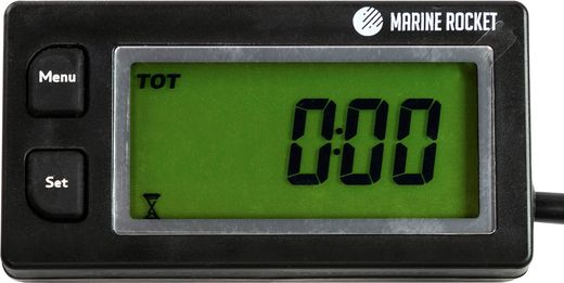 Тахометр универсальный со счетчиком моточасов, вольтметром с подсветкой и сменной батарейкой