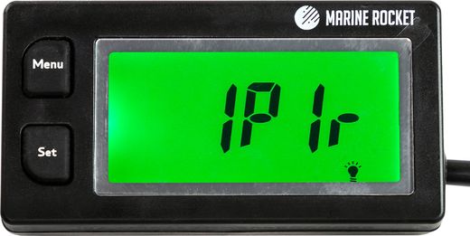 Тахометр универсальный со счетчиком моточасов, вольтметром с подсветкой и сменной батарейкой