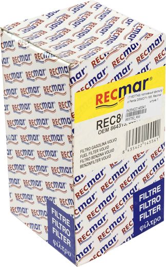 Топливный фильтр Volvo Penta D5\MD71-165, Recmar