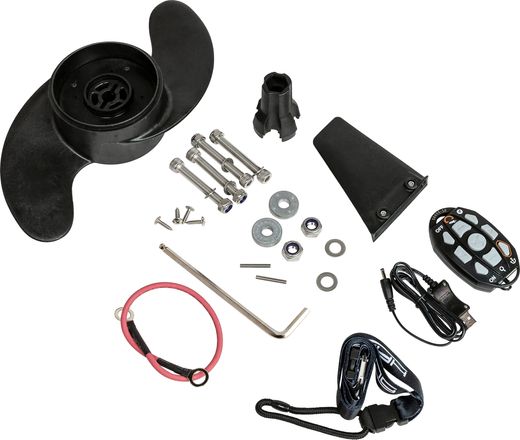 Троллинговый электромотор Haswing Cayman B 80 lbs/152 см/24v/GPS (электроякорь), белый