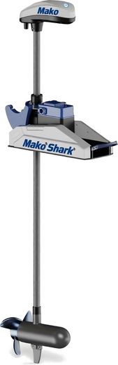 Троллинговый электромотор MakoShark 55 lbs/137 см/12v/GPS (электроякорь), белый