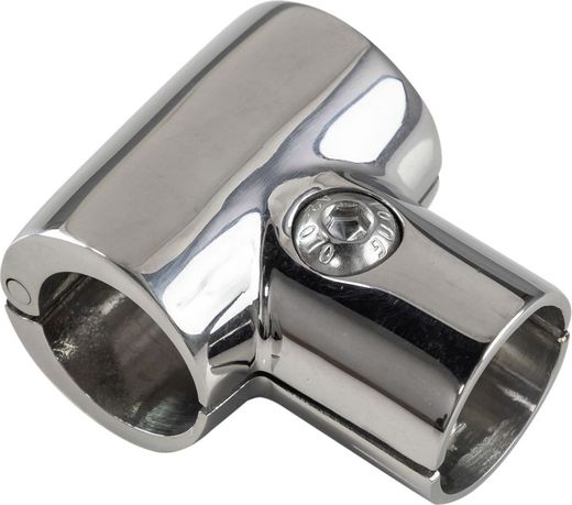 Тройник леера разборный, (25 мм), 90 град, Marine Rocket