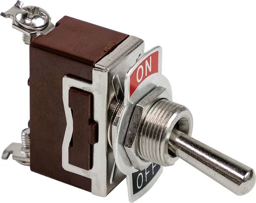 Тумблер двухпозиционный OFF-(ON) 12 В/15А 2P