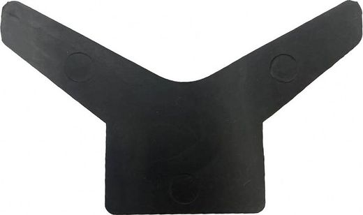 Упор подкильный 3", ширина 2-7/8", d-1/2", черный