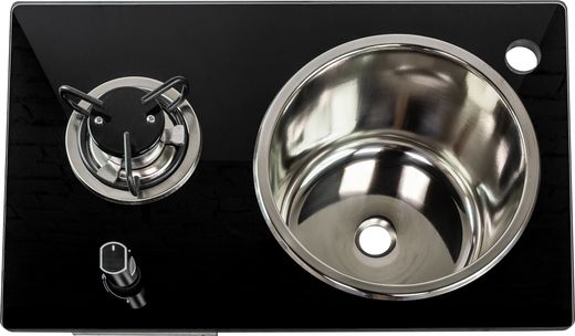 Варочная панель с мойкой, краном и сливом (комплект MRB213B1), Marine Rocket