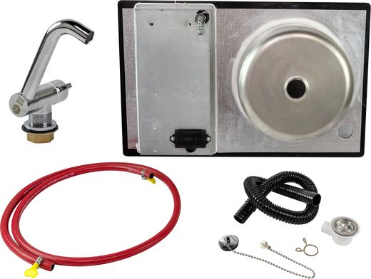 Варочная панель с мойкой, краном и сливом (комплект MRB213B1), Marine Rocket