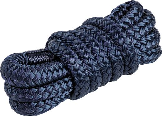 Веревка из полиэстера с огонами для крепления кранца, d10 мм, L2 м, цвет синий