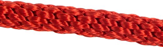 Веревка сплошного плетения d10мм, L100м красный,KOT