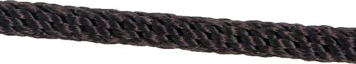 Веревка сплошного плетения d6мм, L250м, черный,KOT