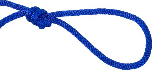 Веревка сплошного плетения d6мм, L250м, синий,KOT