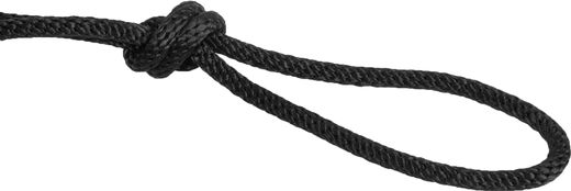 Веревка сплошного плетения d8мм, L150м черный,KOT