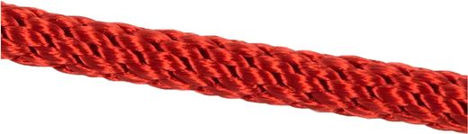 Веревка сплошного плетения d8мм, L150м, красный, Marine Rocket