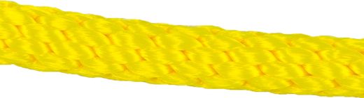 Веревка сплошного плетения d8мм, L150м желтый,KOT