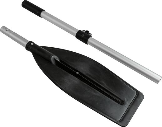 Весло разборное 130 см, широкая лопасть, черное