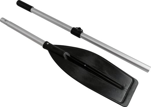 Весло разборное 160 см, широкая лопасть, черное