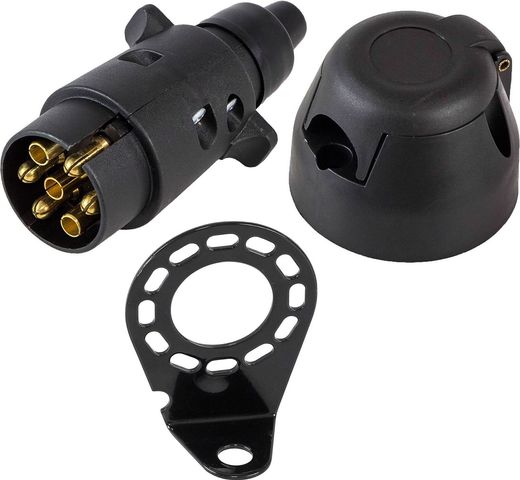 Вилка и розетка прицепа c кронштейном (комплект TRC1PE)