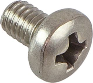 Винт с полукруглой головкой и крестообразным шлицем А4 DIN7985 М4х6 упаковка 1/10