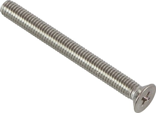 Винт с потайной головкой и крестообразным шлицем А4 DIN965 М5х50 упаковка 1/10