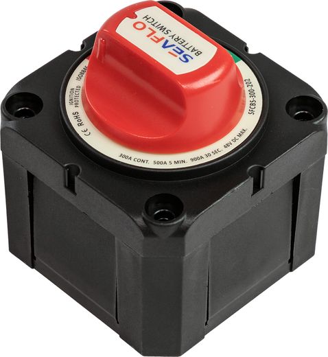 Выключатель массы "ON/OFF" 1 АКБ 300A, SeaFlo